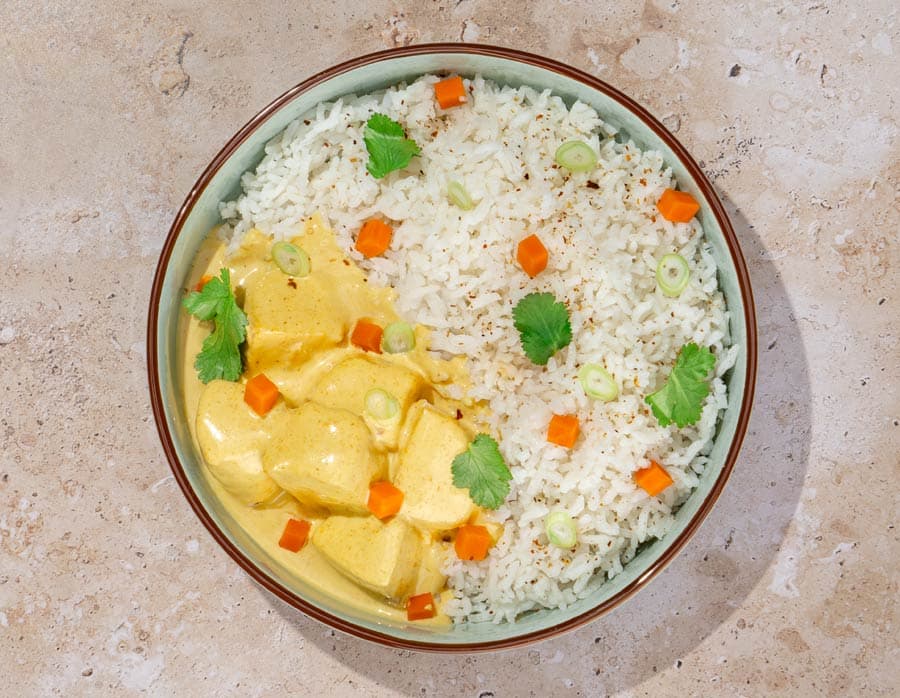 Curry madrás de pollo