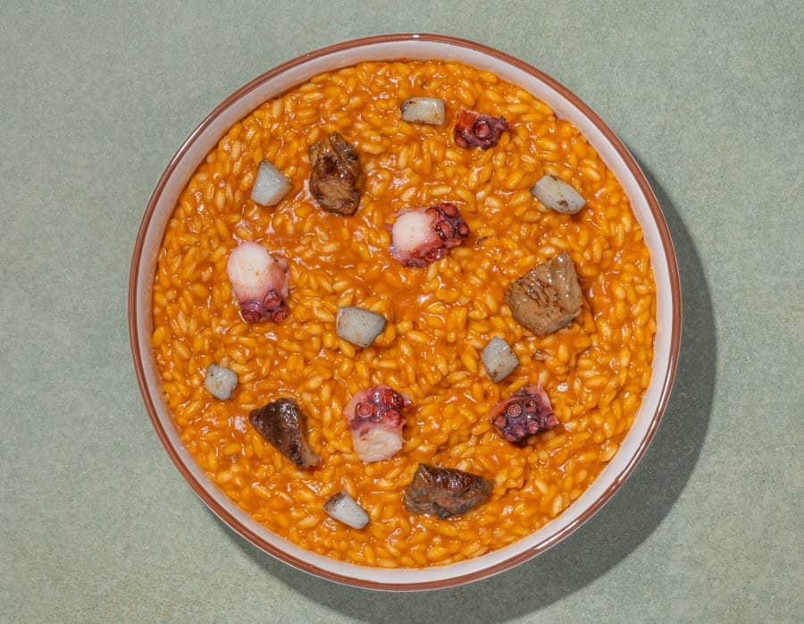 Arroz meloso mar y montaña