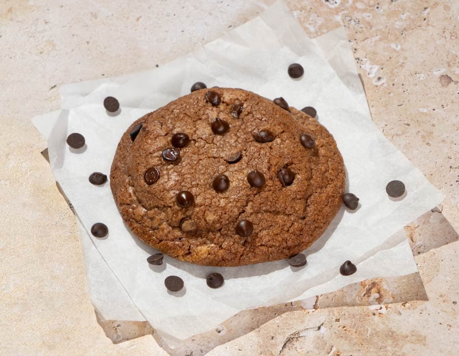 Cookie de chocolate vegana