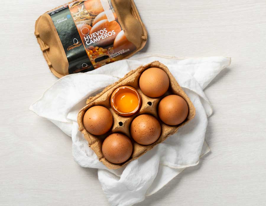 Huevos camperos - 6 ud