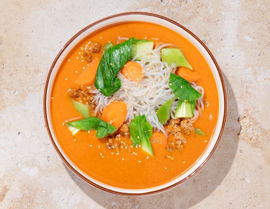 Sopa picante coreana de pavo