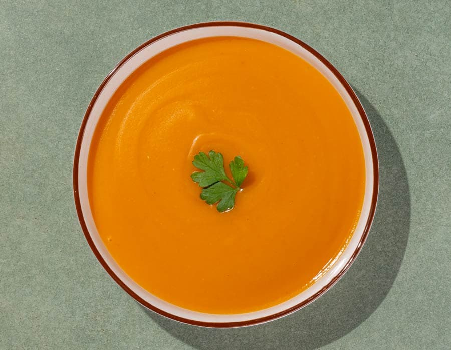 Crema de calabaza y boniato