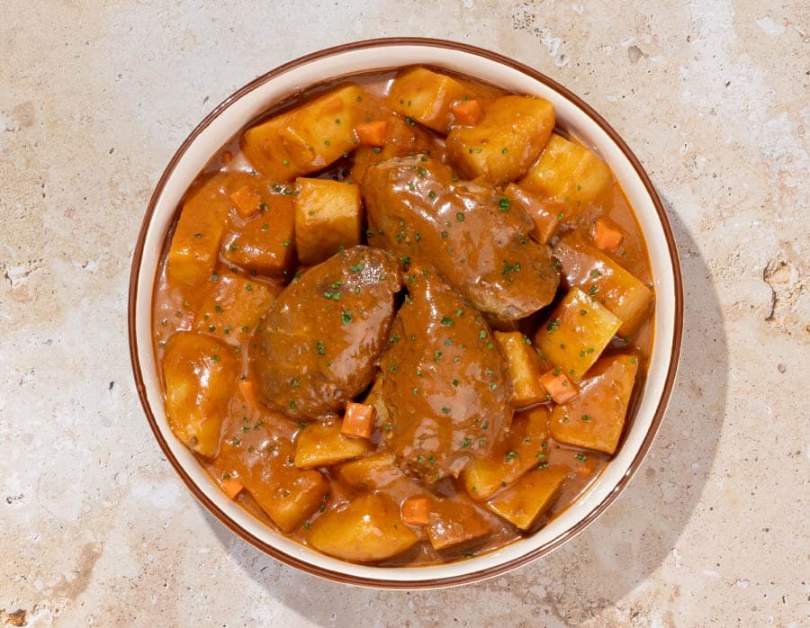 Carrilleras guisadas al Pedro Ximenez